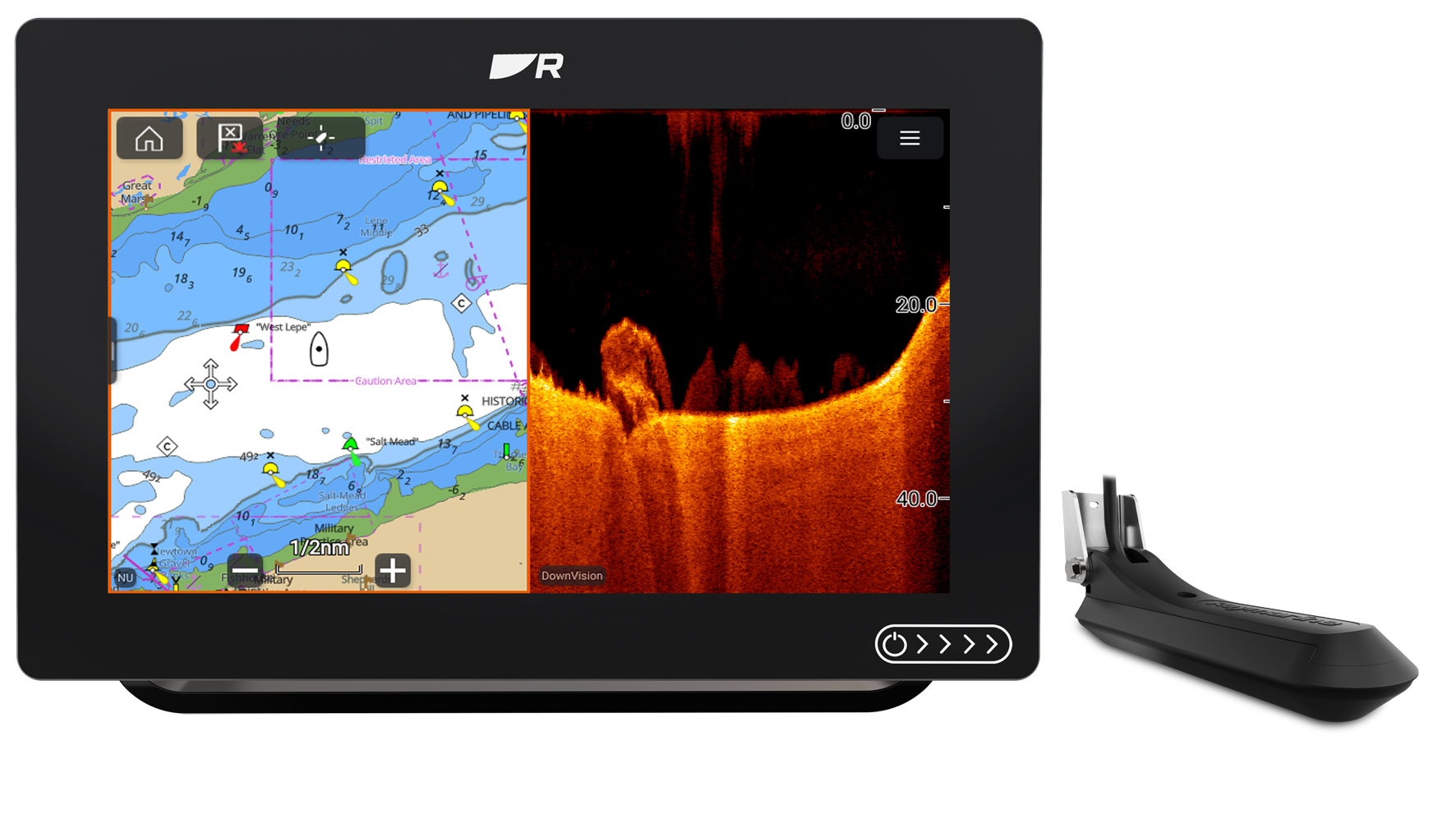 Raymarine Axiom+ 9 RV skortplotter/ekkolod RV-100